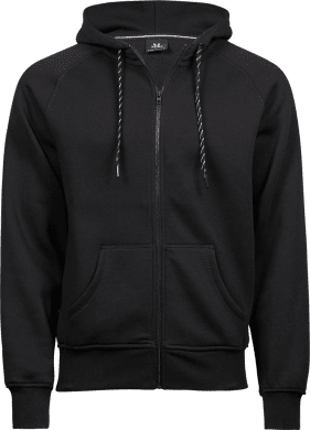 Fashion Full Zip Hood Black