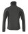 Sweatshirt med blixtlås, svart