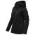 Fullzip fodrad hoodie i dammodell