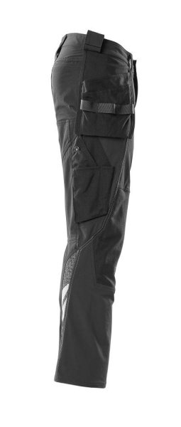 Zoom bild av Byxor med hängfickor, svart