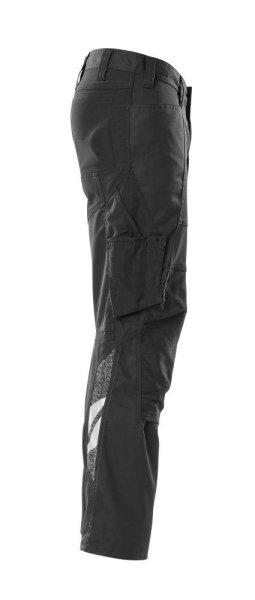 Zoom bild av Byxor med knäfickor, svart