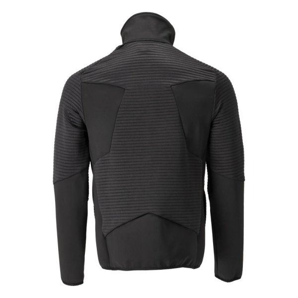 Zoom bild av Fleecetröja med blixtlås | Svart