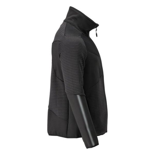 Zoom bild av Fleecetröja med blixtlås | Svart