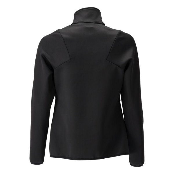 Zoom bild av Fleecetröja med blixtlås Dam | Svart