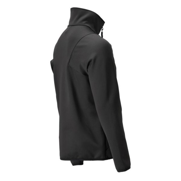 Zoom bild av Fleecetröja med blixtlås Herr | Svart